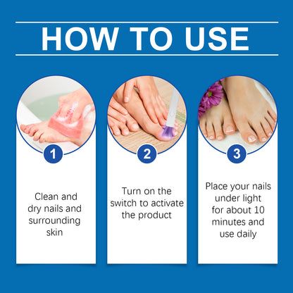 Toenail Care Hand Nail Cleaning Care Strong Gentle Repair Damaged Nails Care Device