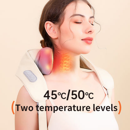 Diagonal massage machine shoulder and neck massage machine cervical hot compress home cervical massage machine ﻿