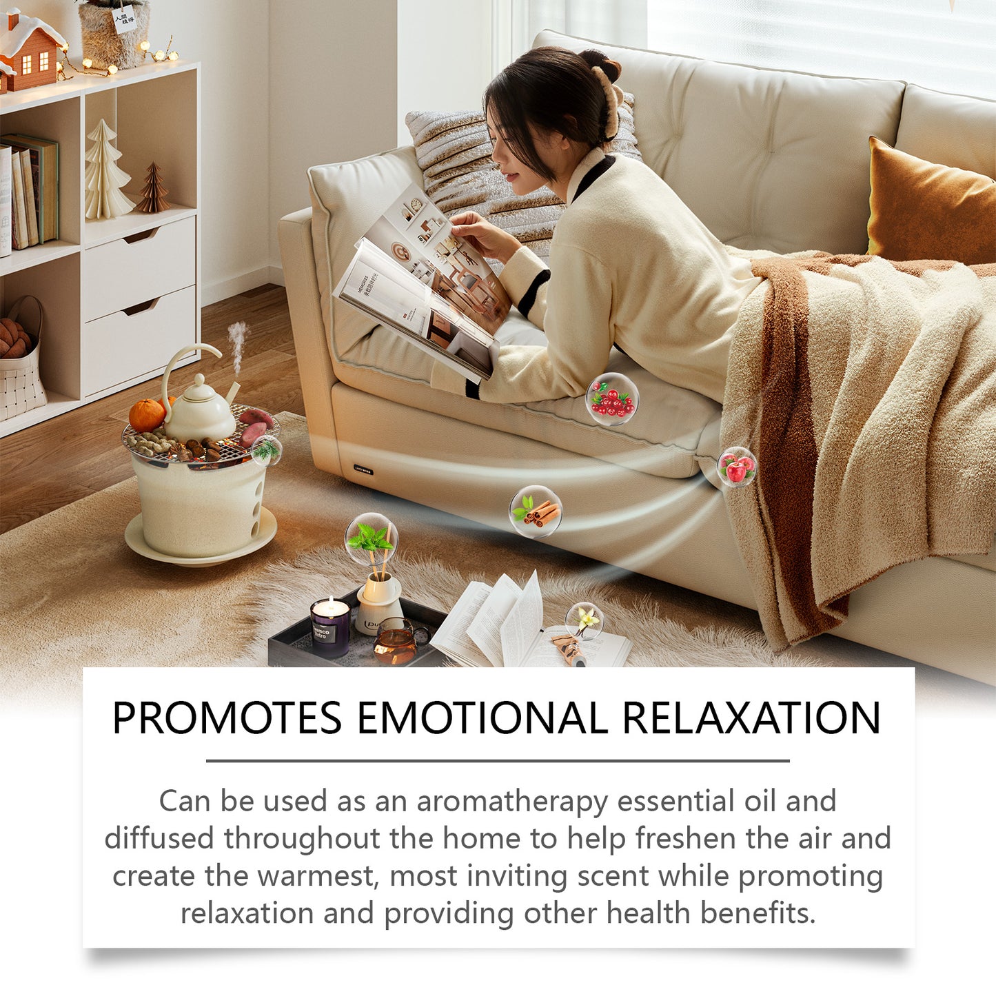 Winter Aromatherapy Oil Set, Humidifier Fragrance Essential Oil Freshens The Air And Keeps The Room Warm In Winter