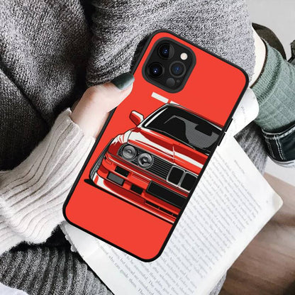 Suitable for iPhone 15 Japanese cartoon cartoon sports car phone case